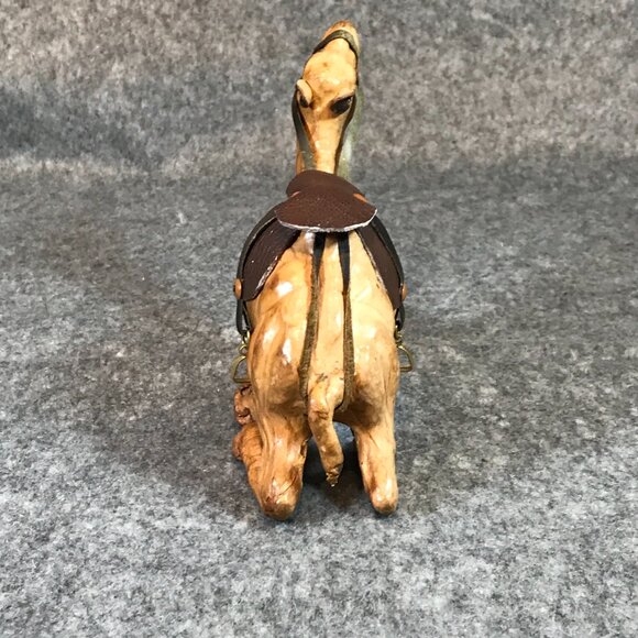 Handmade Leather Camel Statue - Picture 6 of 8